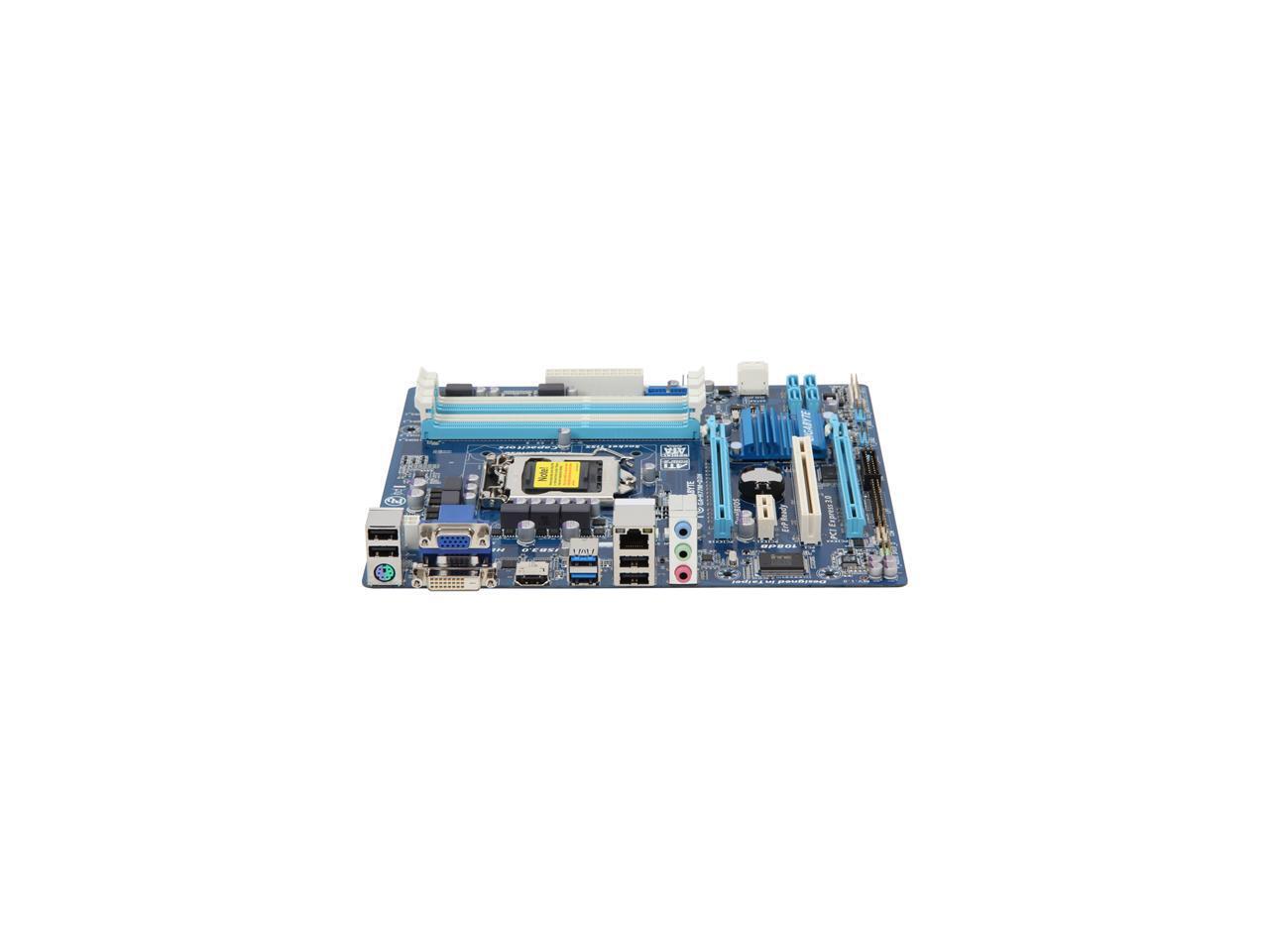 GIGABYTE GA-H77M-D3H LGA 1155 Micro ATX Intel Motherboard - Newegg.ca