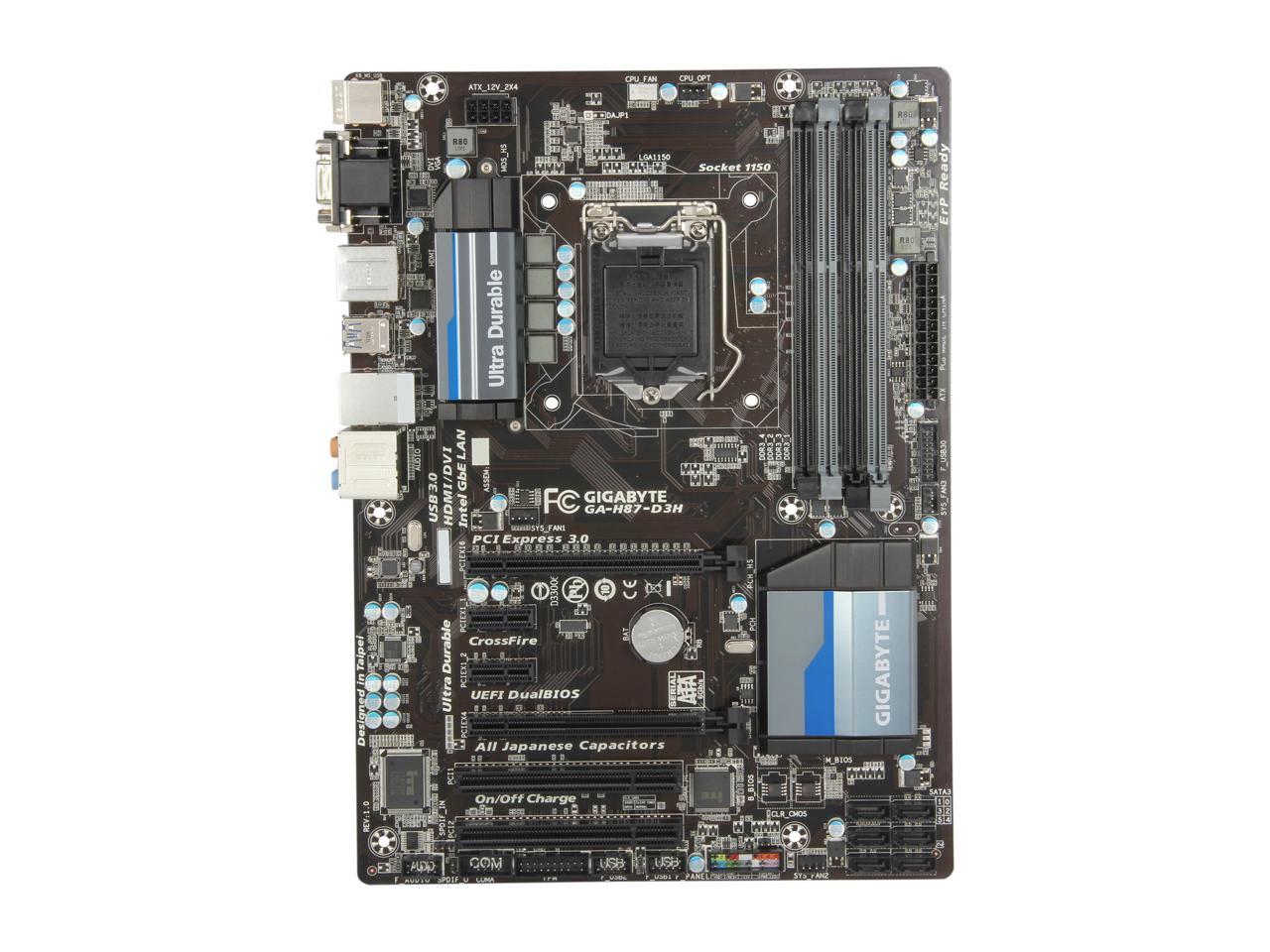 Gigabyte ga h87 d3h разгон