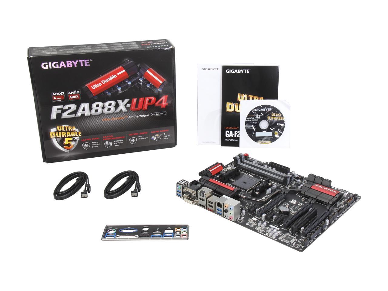 GIGABYTE GA-F2A88X-UP4 FM2+ / FM2 ATX AMD Motherboard - Newegg.com