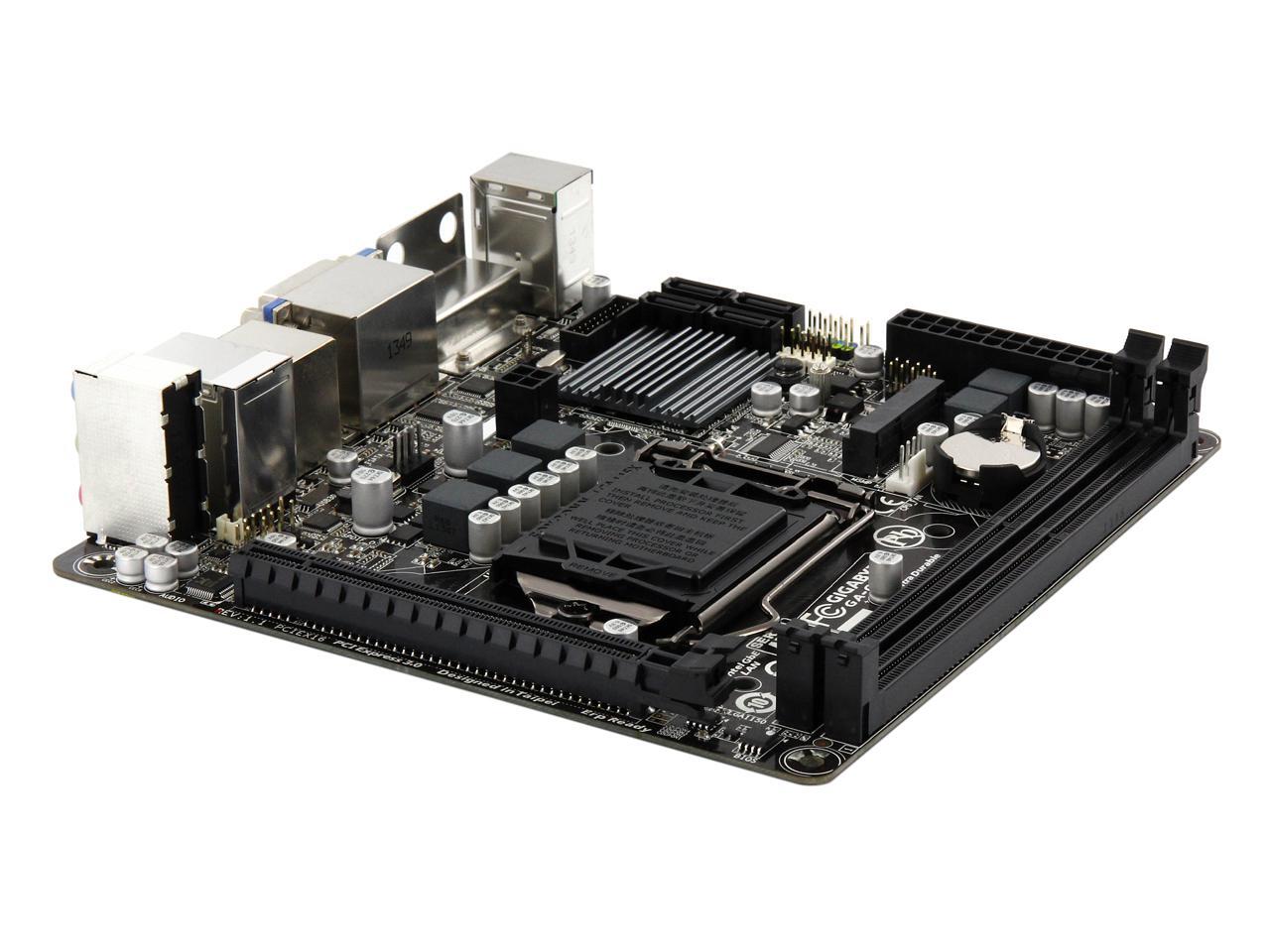 GIGABYTE GAQ87N LGA 1150 Intel Q87 SATA 6Gb/s USB 3.0 Mini ITX Intel