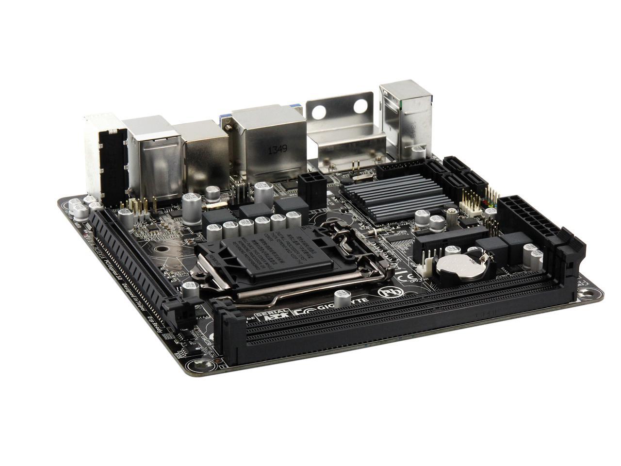 GIGABYTE GAQ87N LGA 1150 Intel Q87 SATA 6Gb/s USB 3.0 Mini ITX Intel Motherboard