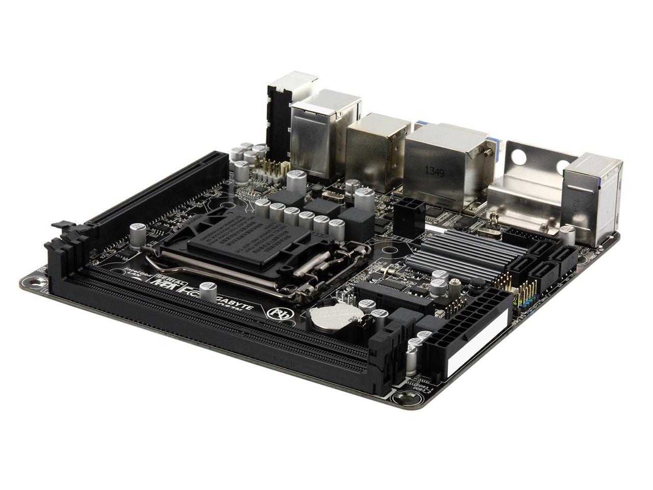 GIGABYTE GAQ87N LGA 1150 Intel Q87 SATA 6Gb/s USB 3.0 Mini ITX Intel Motherboard