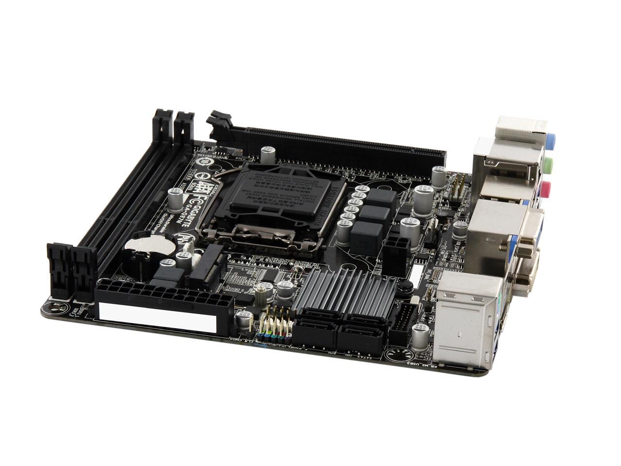 GIGABYTE GAQ87N LGA 1150 Intel Q87 SATA 6Gb/s USB 3.0 Mini ITX Intel