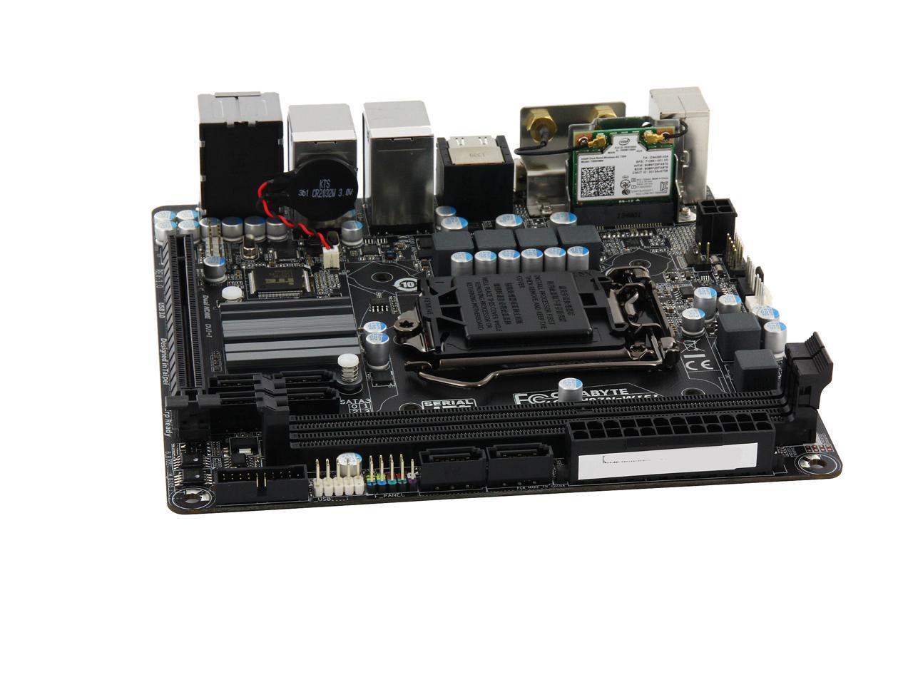 GIGABYTE GA-H97N-WIFI LGA 1150 Intel H97 HDMI SATA 6Gb/s USB 3.0 Mini ITX  Intel Motherboard