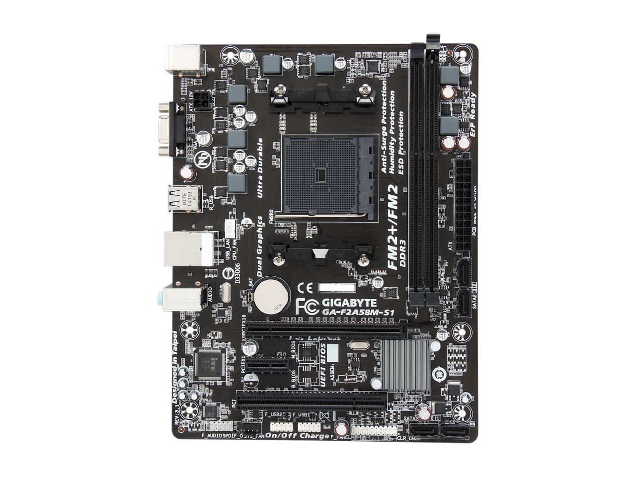 Gigabyte ga f2a58m s1 совместимость