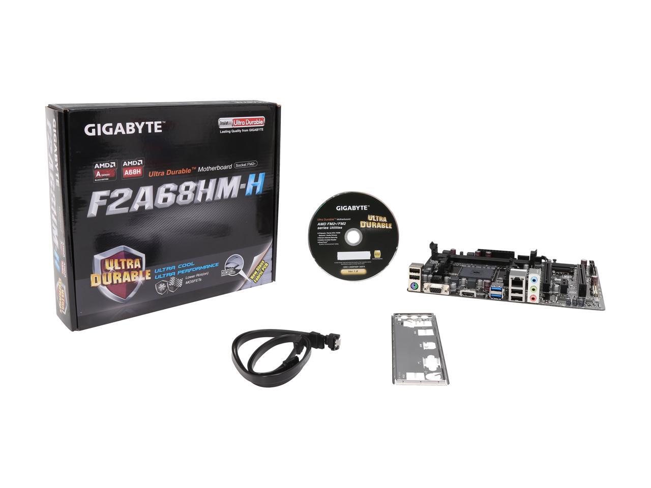 GIGABYTE GA-F2A68HM-H FM2+ Micro ATX AMD Motherboard - Newegg.ca