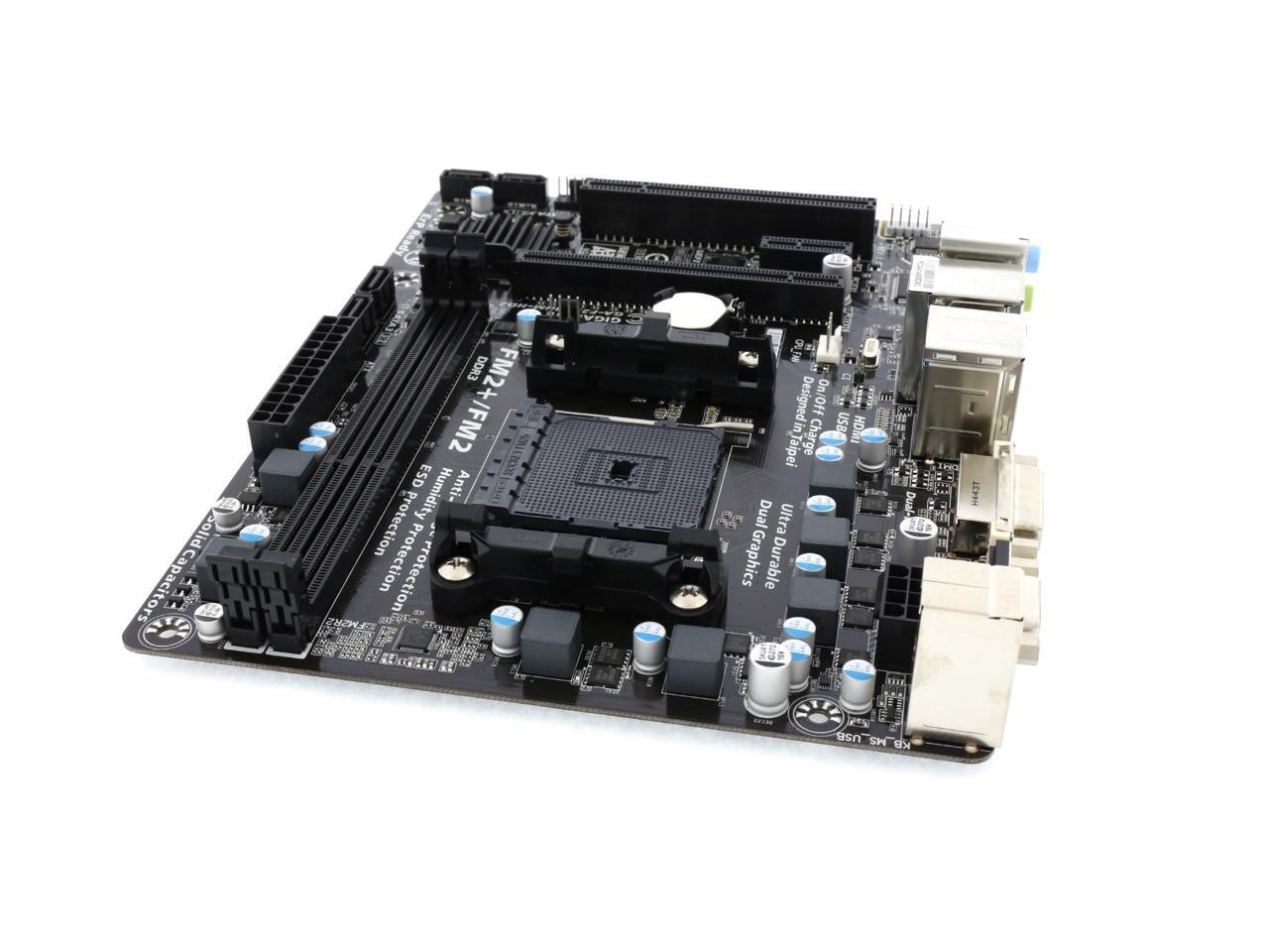 GIGABYTE GA-F2A68HM-HD2 FM2  Micro ATX AMD Motherboard - Newegg.com