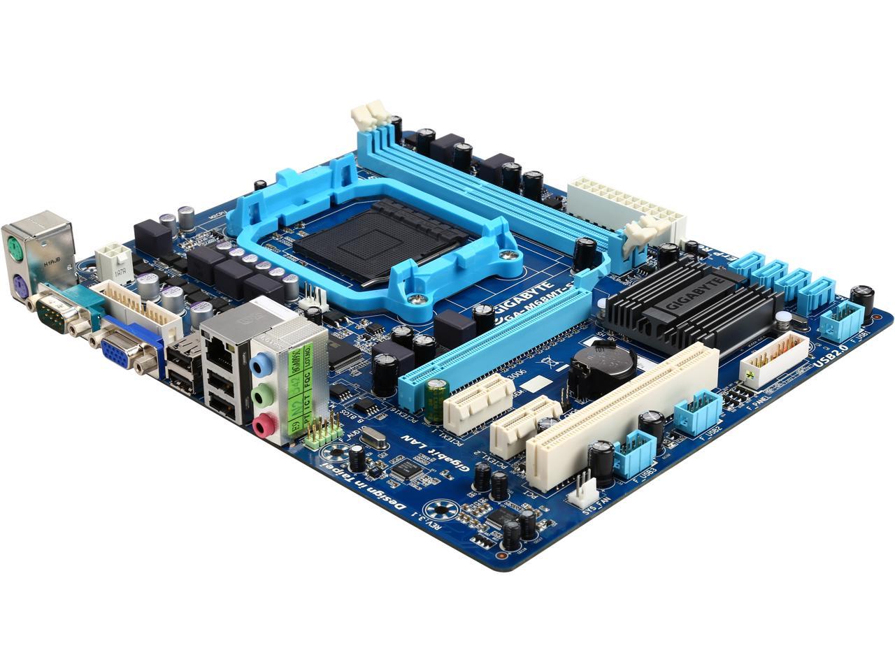 GIGABYTE GA-M68MT-S2P AM3 NVIDIA GeForce 7025/nForce 630a chipset Micro ATX AMD Motherboard