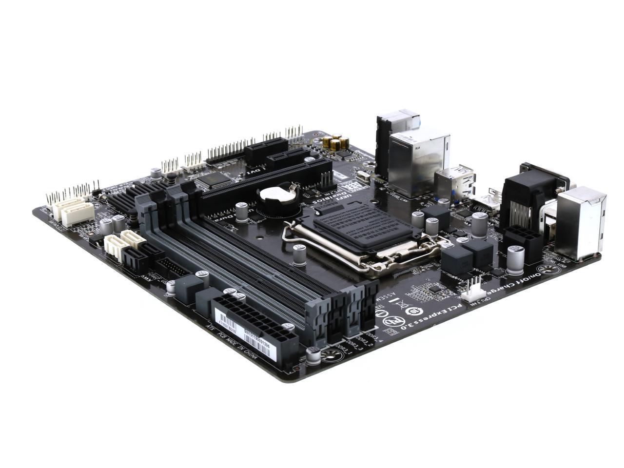 Used - Good: GIGABYTE GA-B85M-DS3H-A LGA 1150 Micro ATX Intel ...