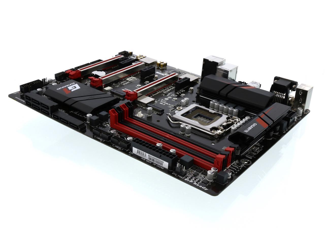 GIGABYTE G1 Gaming GA-Z170X-Gaming 3 (rev. 1.0) LGA 1151 Intel Z170 HDMI  SATA 6Gb/s USB 3.1 USB 3.0 ATX Intel Motherboard