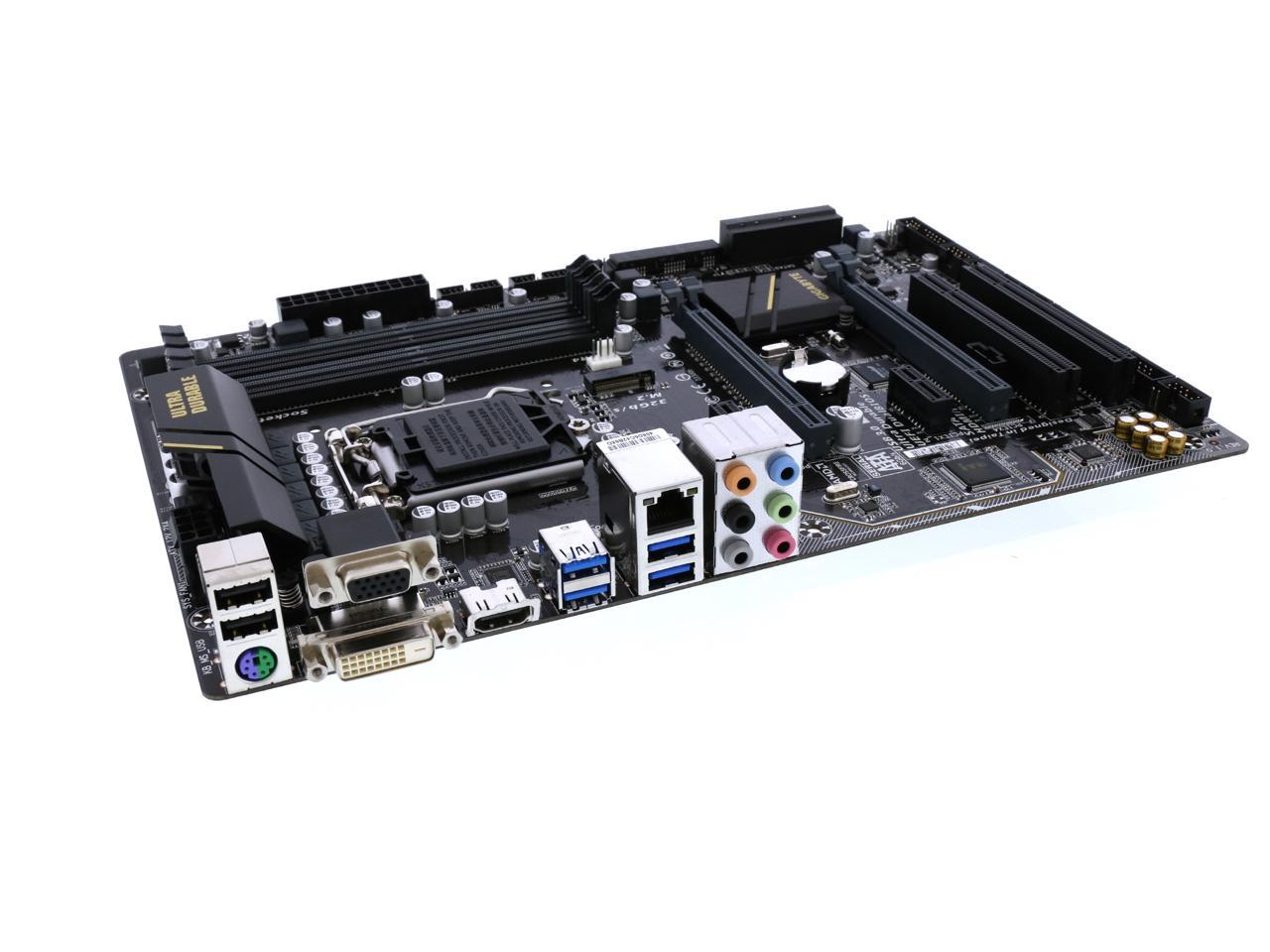 GIGABYTE GA-Z170-HD3 (rev. 1.0) LGA 1151 Intel Z170 HDMI SATA 6Gb/s USB 3.0  ATX Intel Motherboard