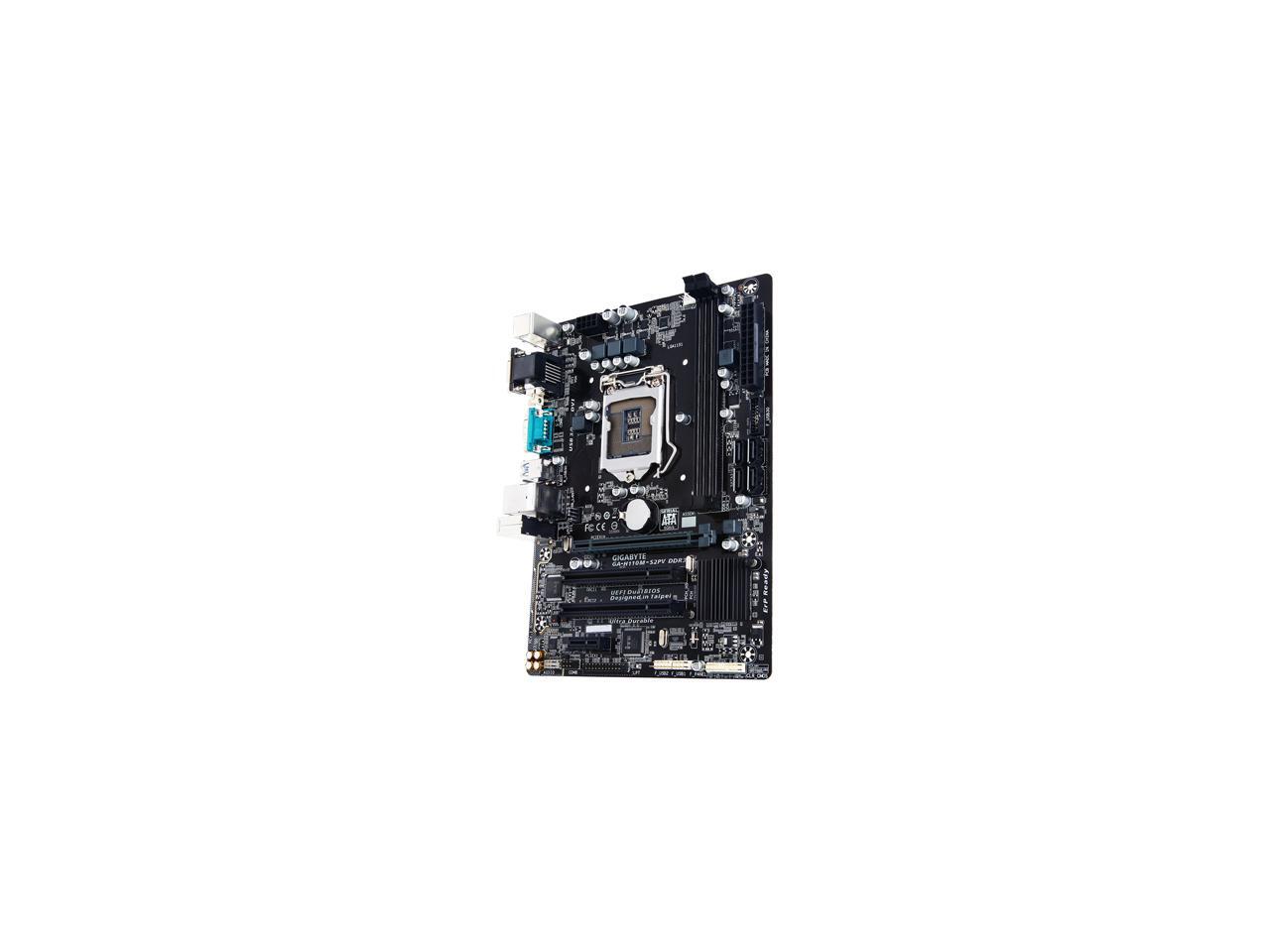 GIGABYTE GAH110MS2PV DDR3 (rev. 1.0) LGA 1151 Micro ATX Intel