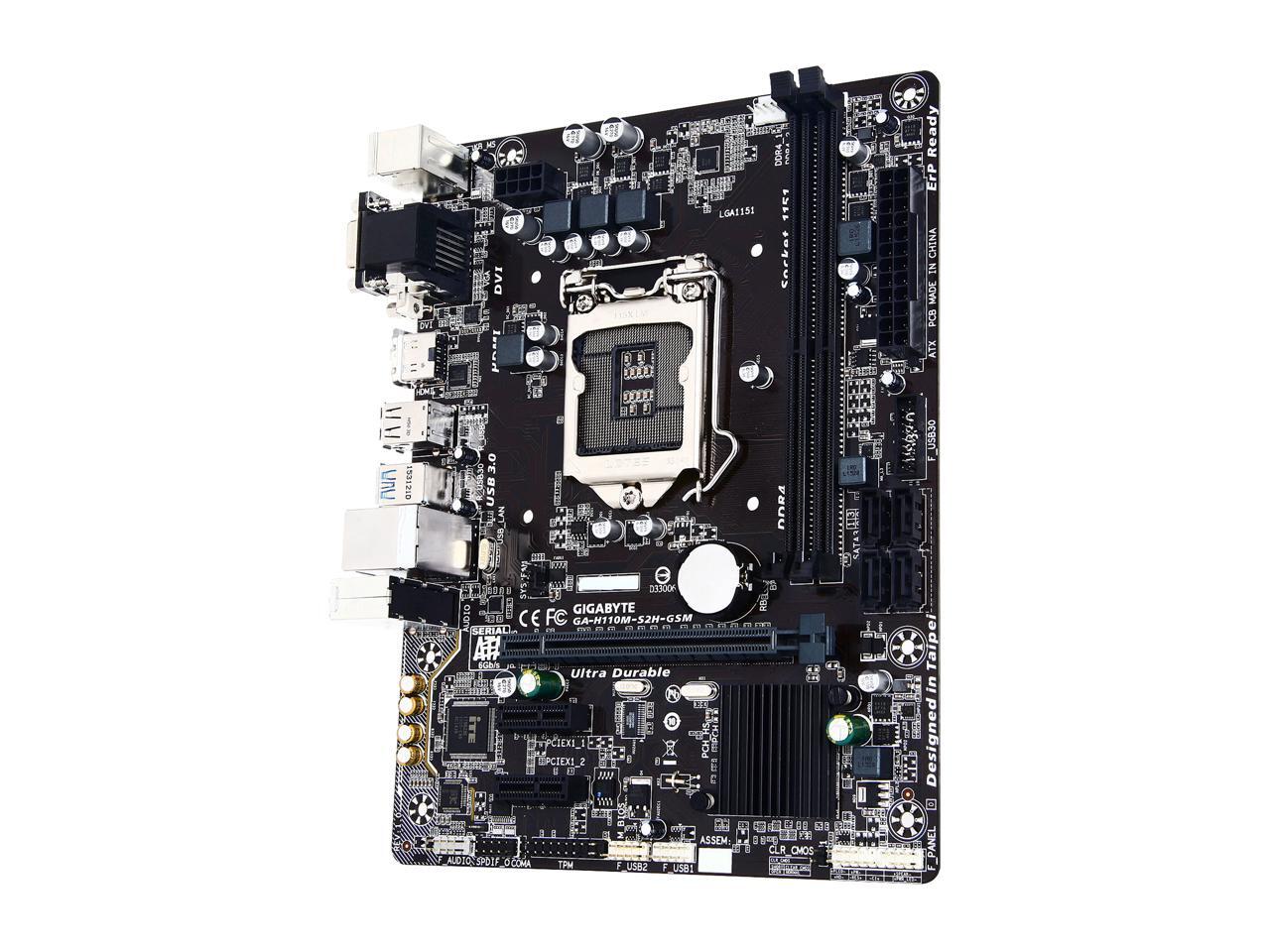 GIGABYTE GAH110MS2HGSM (rev. 1.0) LGA 1151 Micro ATX Intel