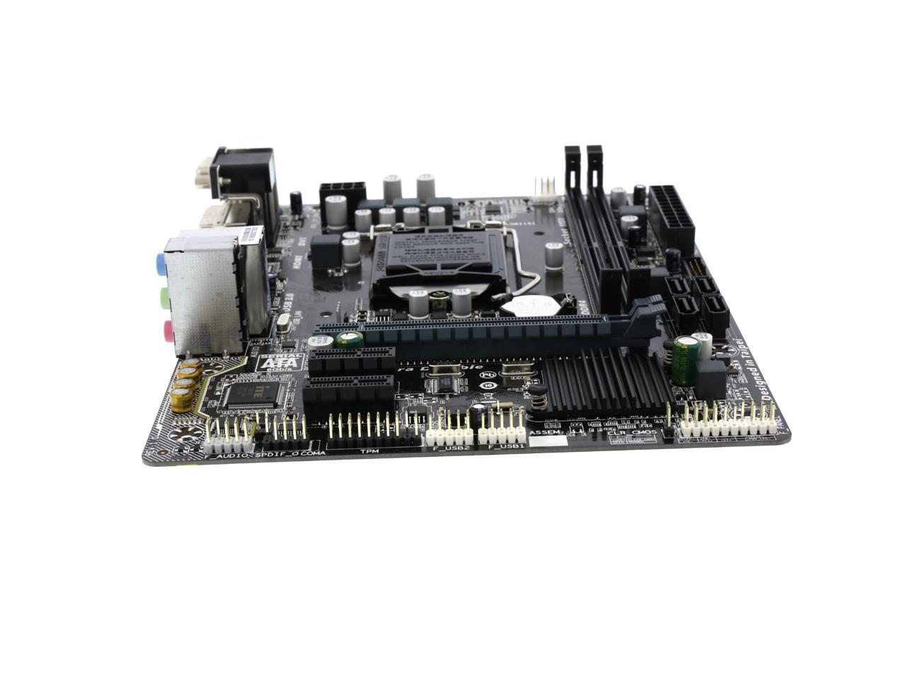 GIGABYTE GA-H110M-S2H (rev. 1.0) LGA 1151 Micro ATX Motherboards ...