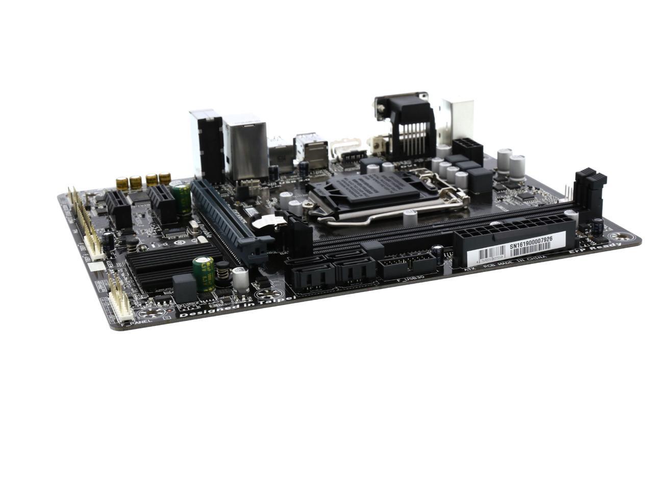 GIGABYTE GA-H110M-S2H (rev. 1.0) LGA 1151 Micro ATX Motherboards ...