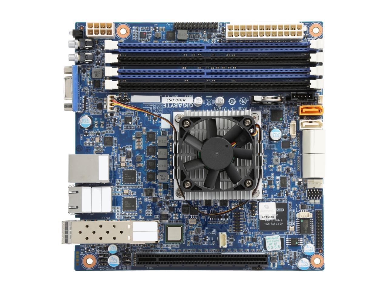 GIGABYTE MB10DS3 Mini ITX Motherboard Xeon processor D1541 FCBGA 1667