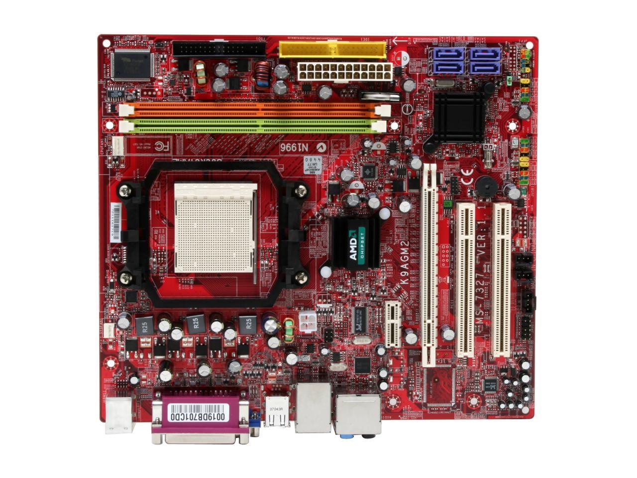 MSI K9AGM2-L AM2 Micro ATX AMD Motherboard - Newegg.com