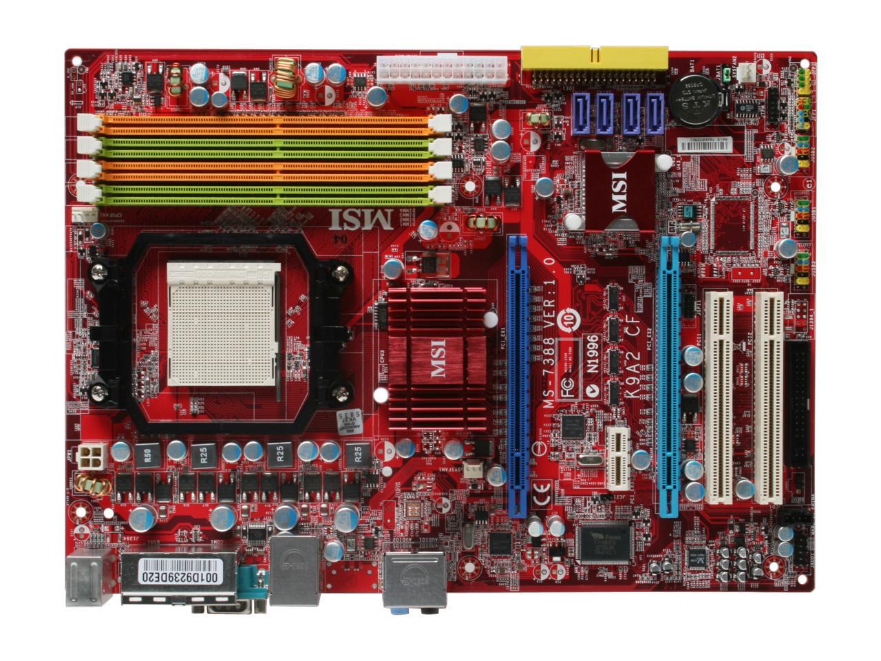 MSI K9A2 CFF AM2+/AM2 ATX AMD Motherboard