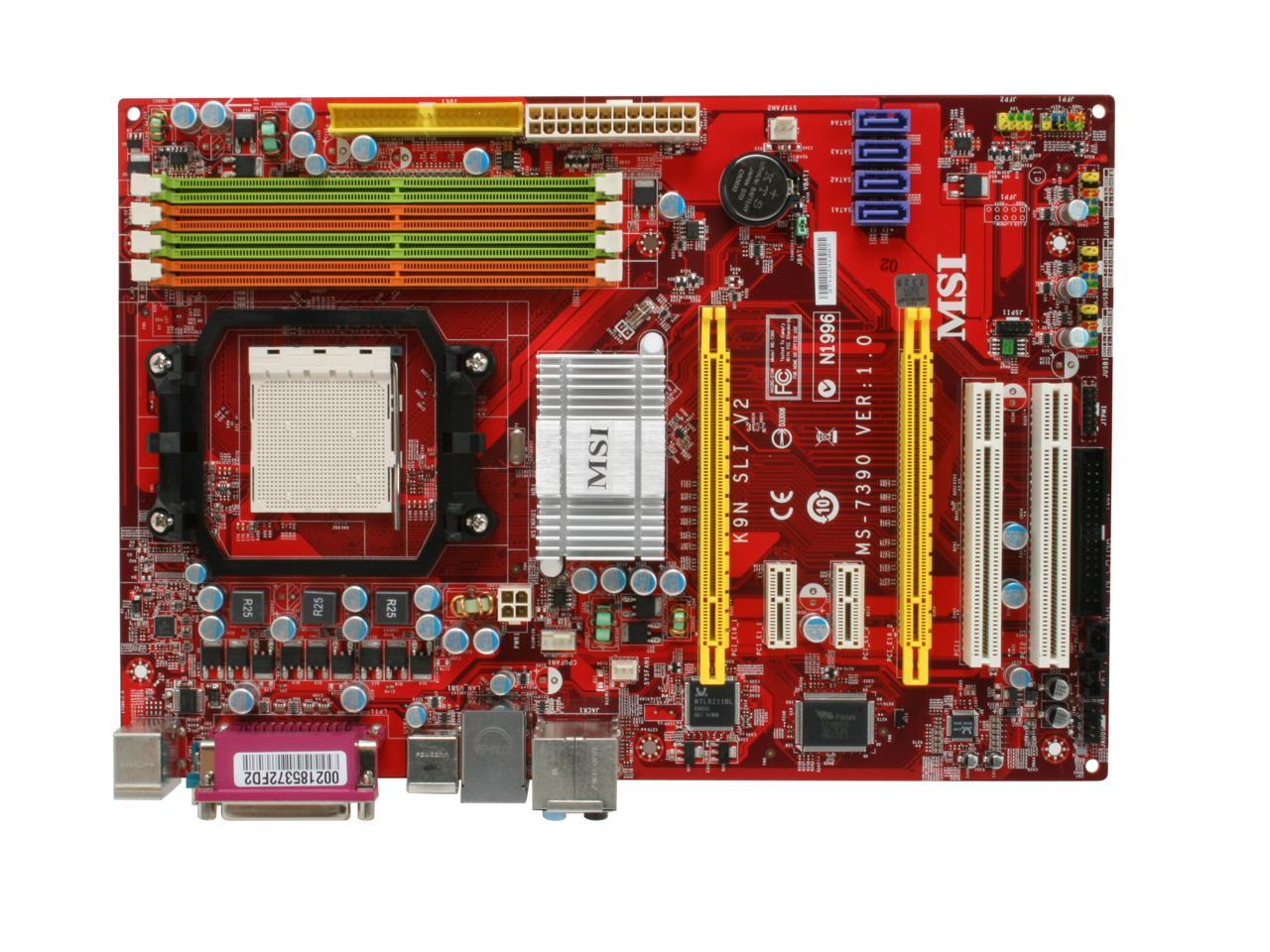 Msi k9n sli v2 не включается