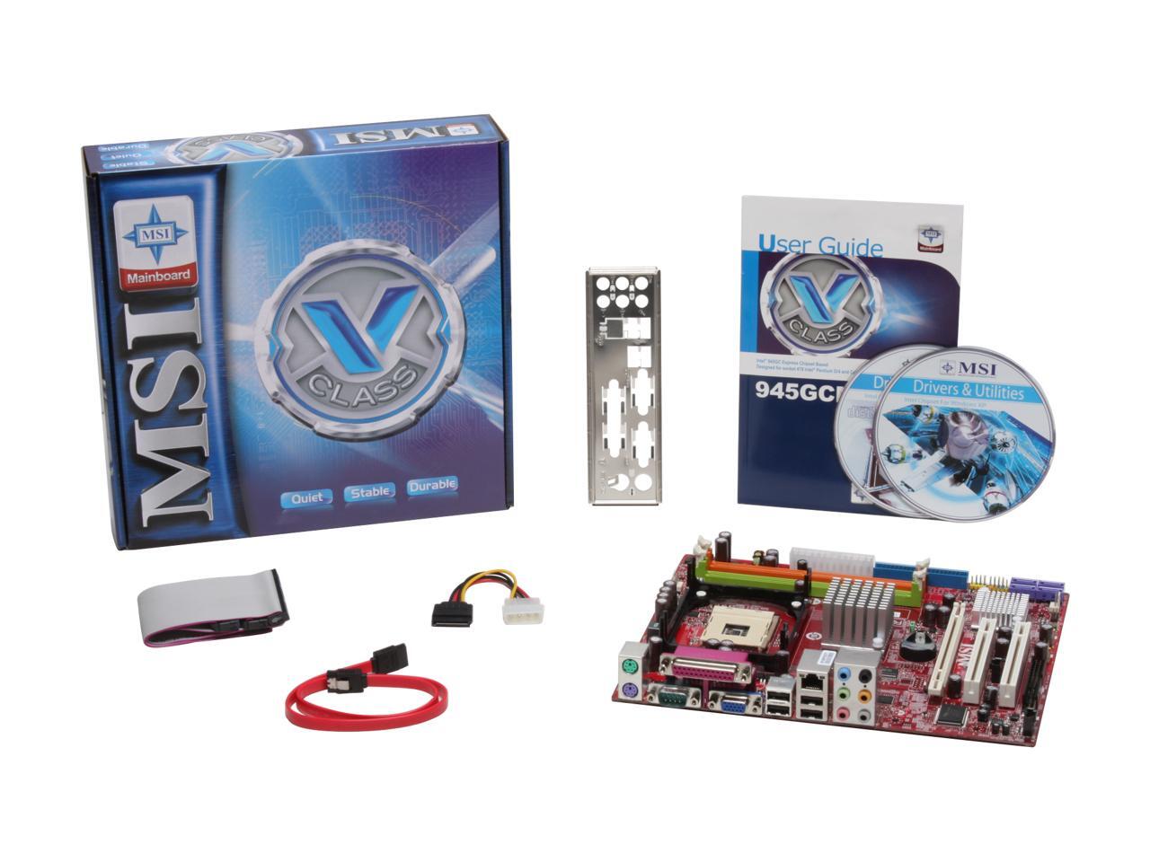 MSI 945GCM478-L Socket 478 Micro ATX Intel Motherboard - Newegg.com