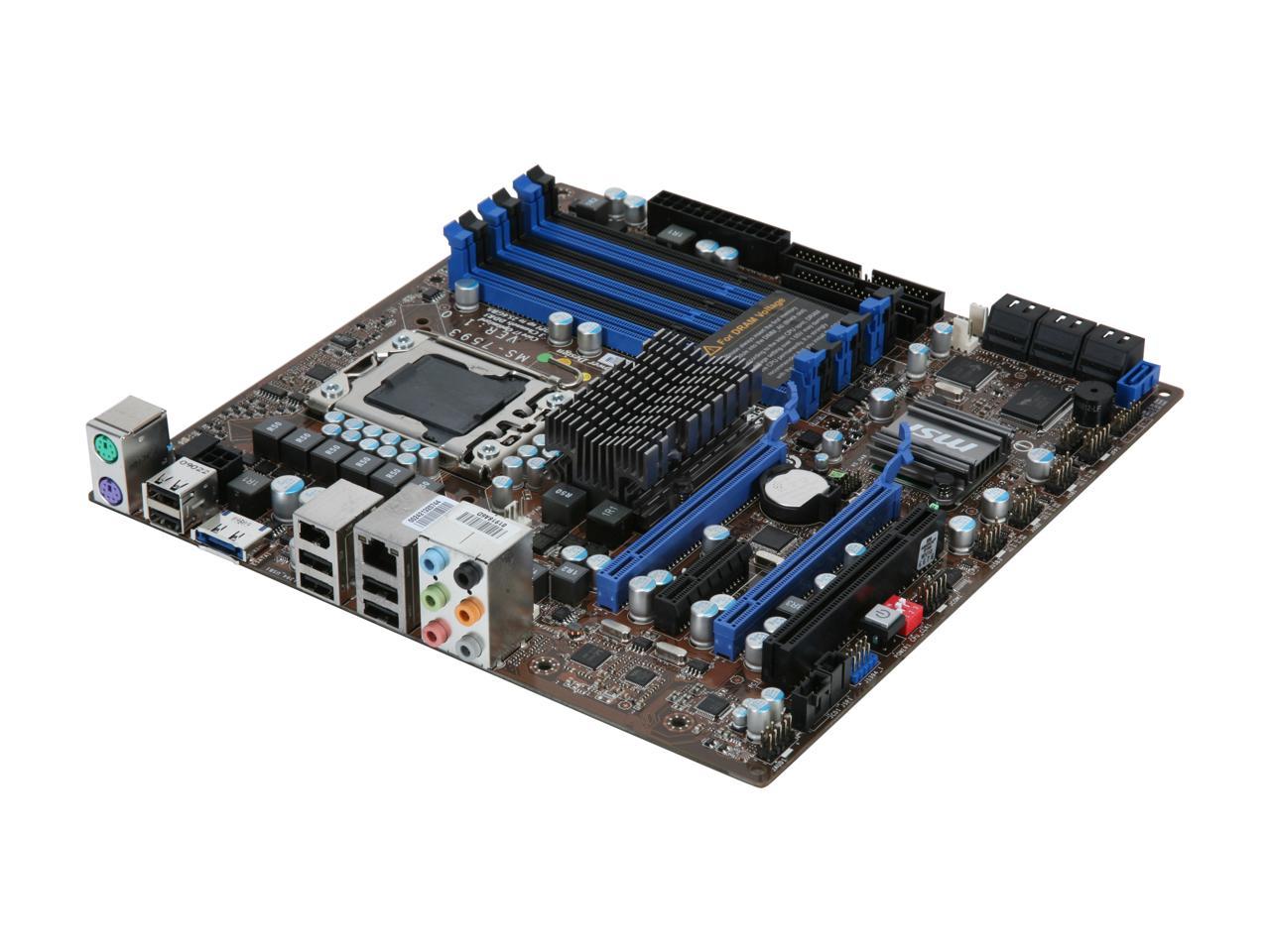 MSI X58M LGA 1366 Intel X58 Micro ATX Intel Motherboard