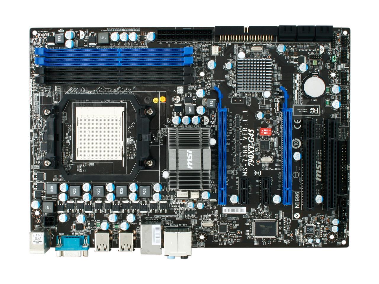 MSI 790XTG45 AM3/AM2+/AM2 ATX AMD Motherboard