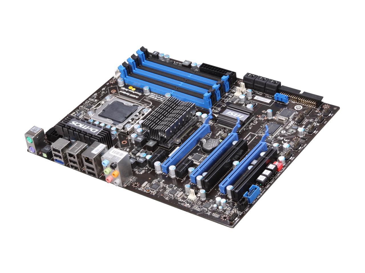 MSI X58 Pro-E USB3 LGA 1366 ATX Intel Motherboard - Newegg.com