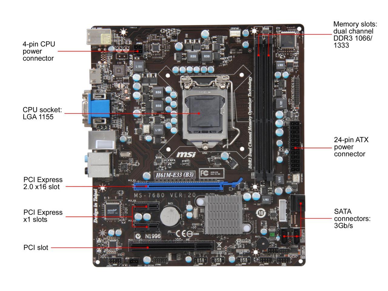 Msi h61m e33 b3 обновление биос