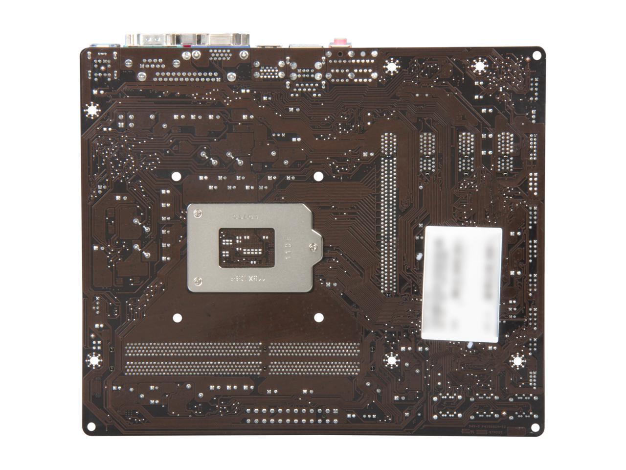 Open Box: MSI H61M-P23 (B3) LGA 1155 Micro ATX Intel Motherboard ...