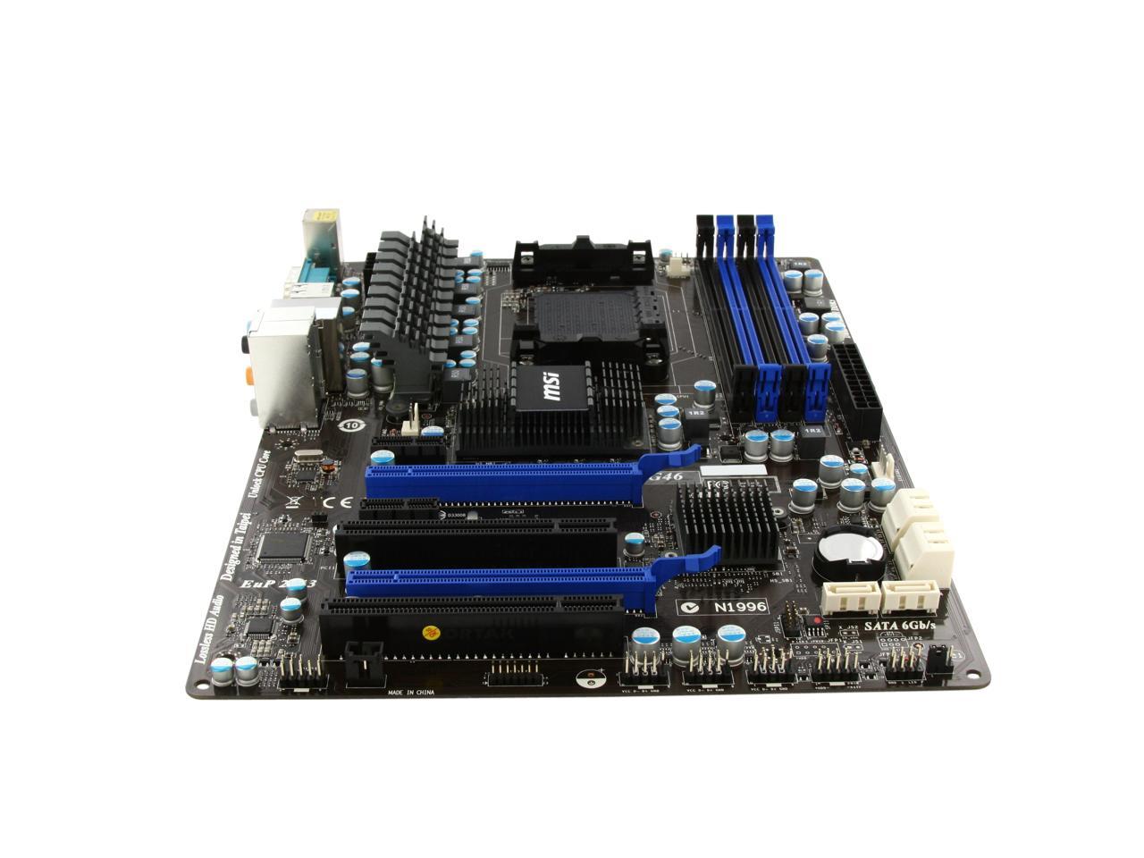 MSI 970A-G46 AM3+/AM3 ATX AMD Motherboard with UEFI BIOS - Newegg.ca