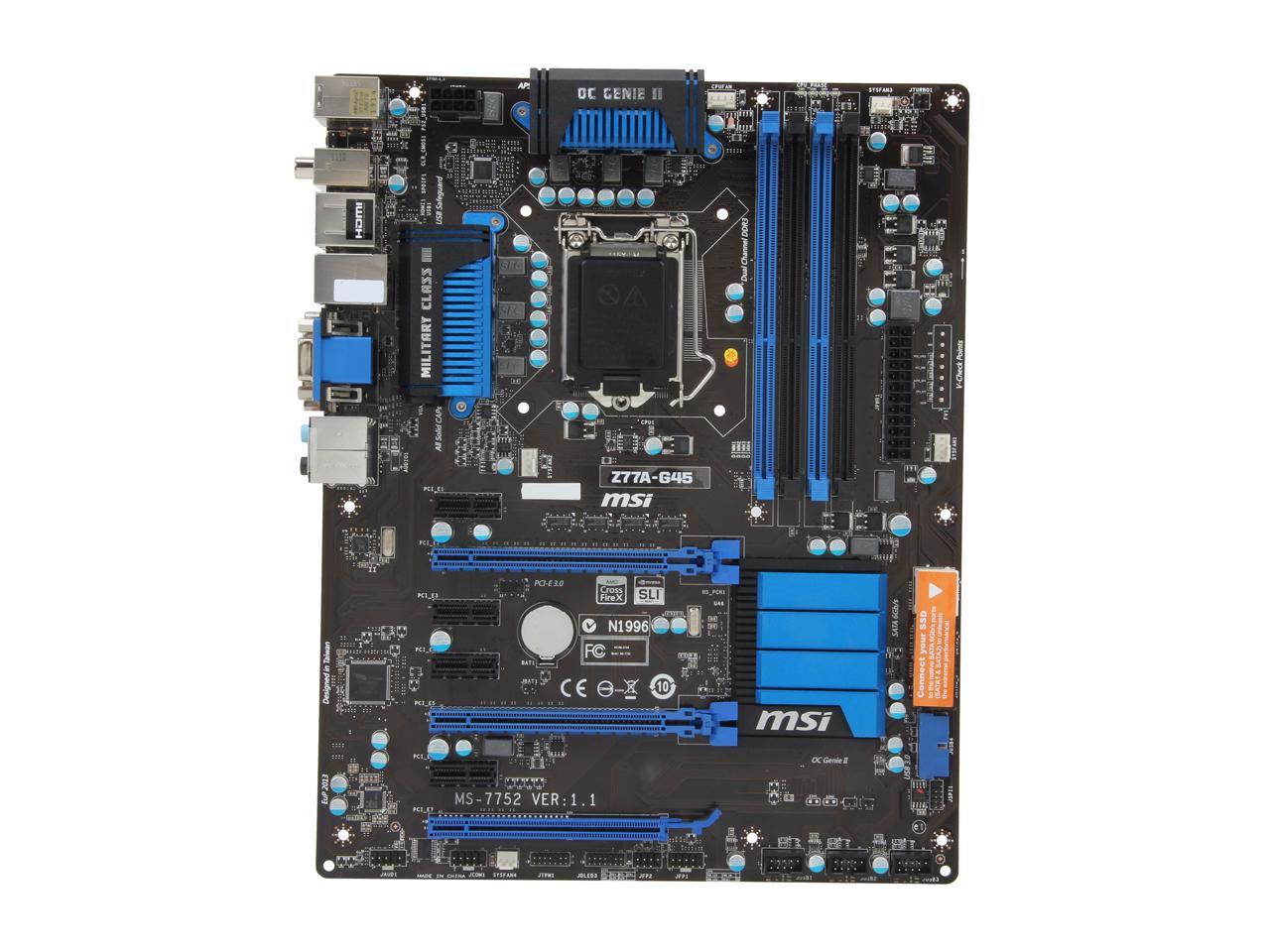 Msi z77a g45 разгон памяти