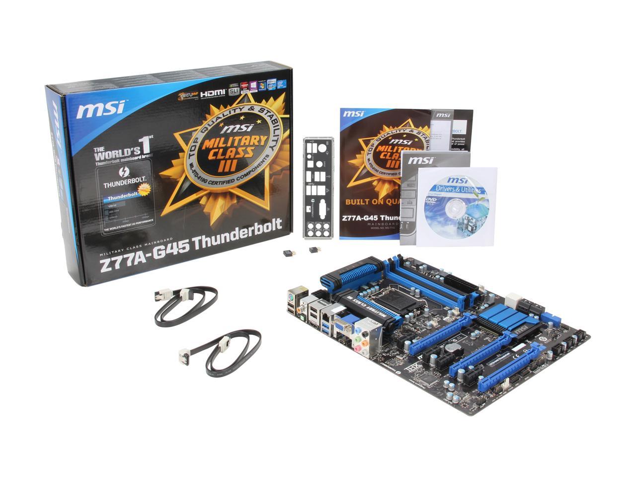 Z77A-G45 Thunderbolt | MSI Global | Motherboard - The 