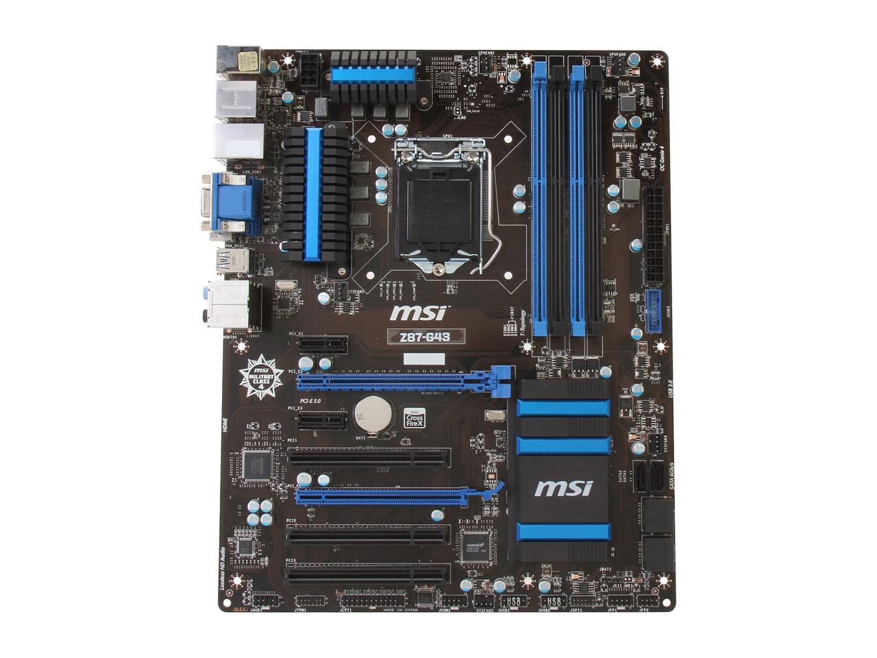 Msi z87 g43 bios обновить