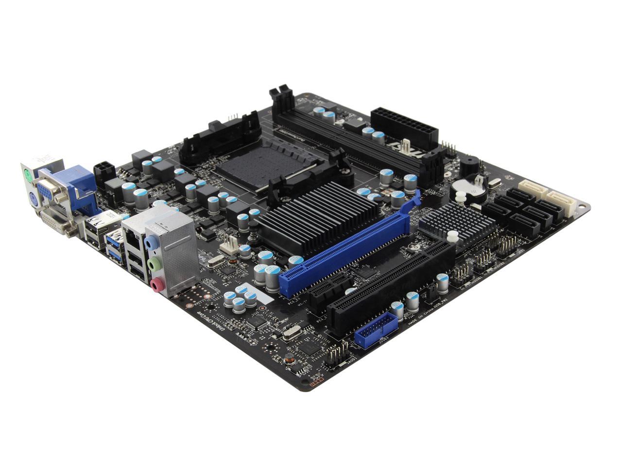 MSI 760GMA-P34 (FX) AM3+ Micro ATX AMD Motherboard - Newegg.com
