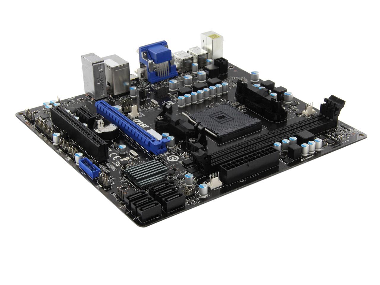MSI A78M-E35 FM2+ / FM2 Micro ATX AMD Motherboard - Newegg.com