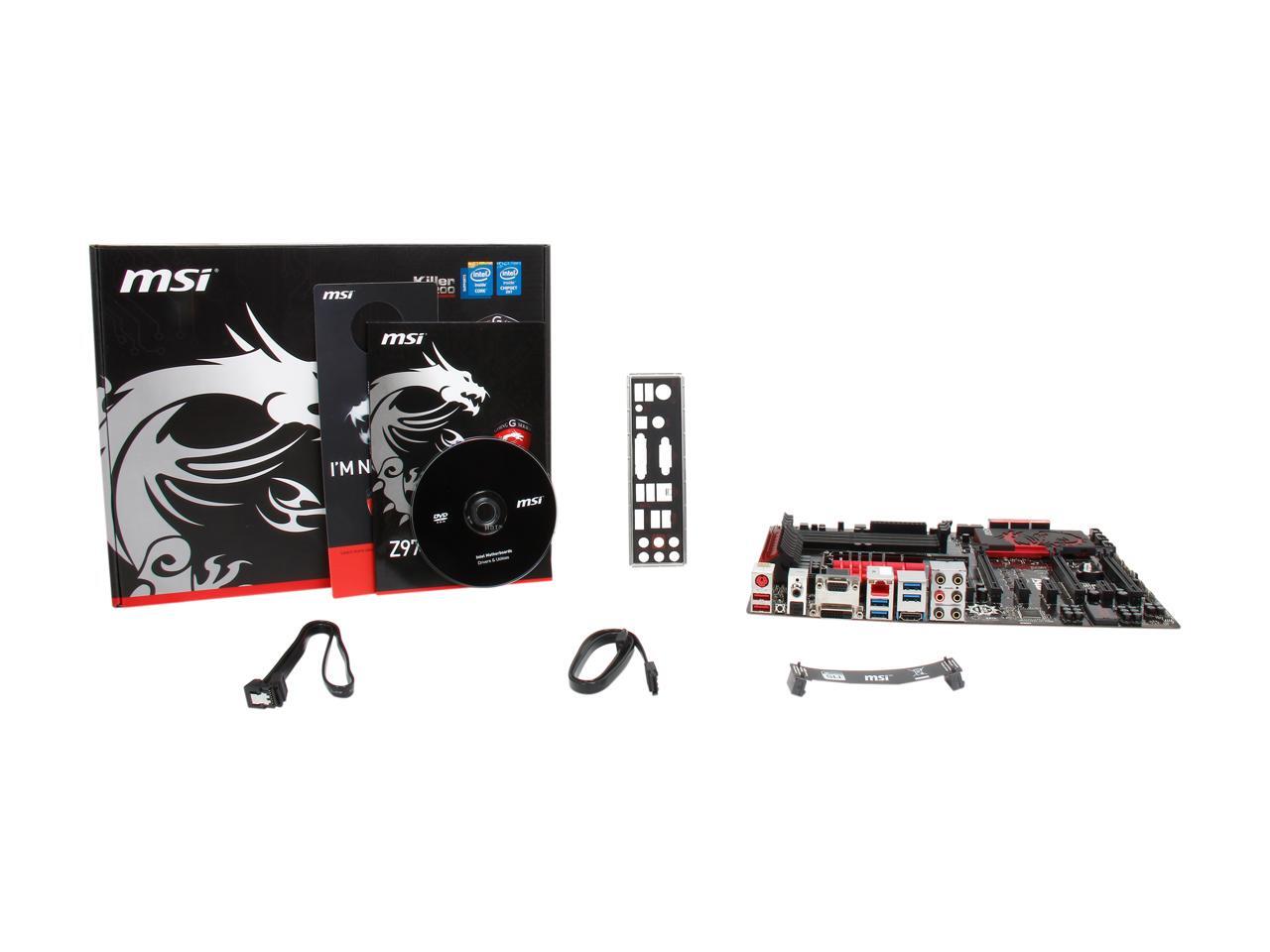 MSI MSI Gaming Z97G45 Gaming LGA 1150 ATX Intel Motherboard