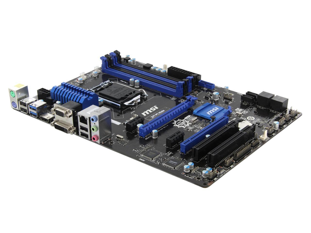 1PC MSI Z97 PC Mate Z97 Master Board 1150 pins support 4790K DDR3 memory#wQ06 wx 