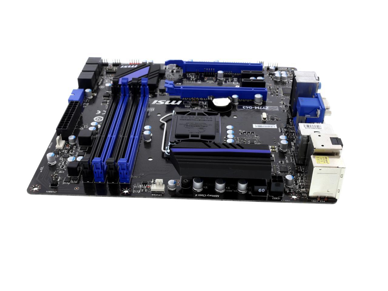 MSI Z97M-G43 LGA 1150 Micro ATX Intel Motherboard - Newegg.com