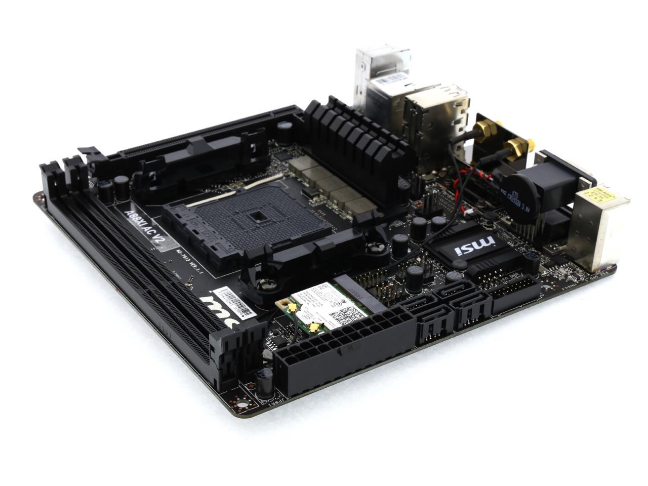 MSI A88XI AC V2 FM2+ Mini ITX AMD Motherboard - Newegg.com