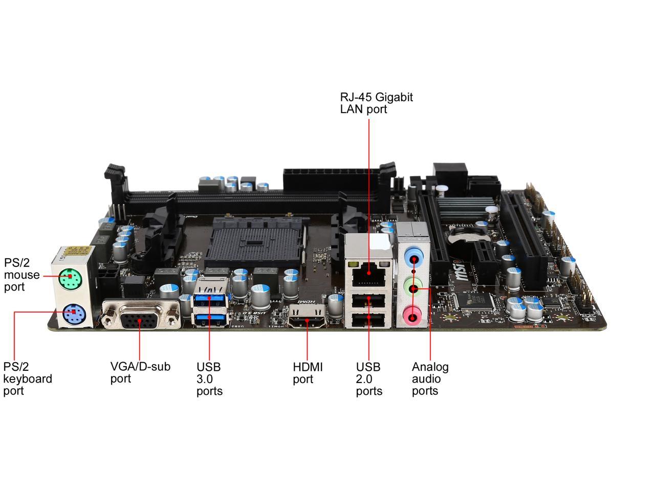 Материнская плата msi a68hm e33 v2 какая видеокарта подойдет