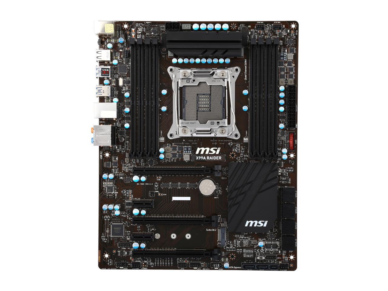 Msi x99a raider обзор