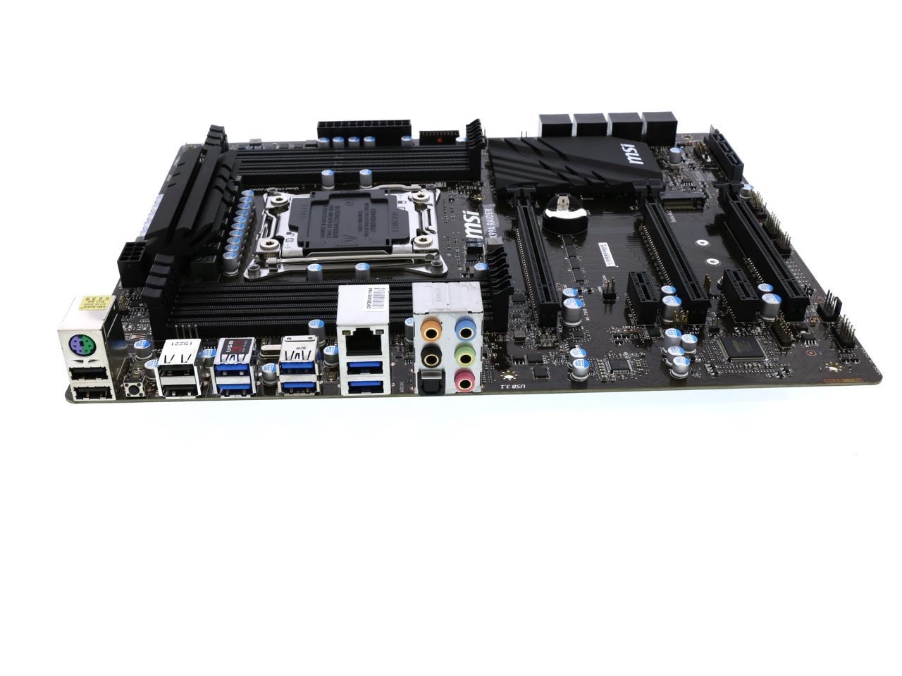 MSI X99A Raider LGA 2011-v3 Intel X99 SATA 6Gb/s USB 3.1 USB 3.0 ATX Intel  Motherboard