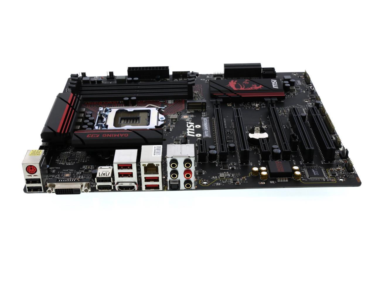 MSI MSI Gaming H170 Gaming M3 LGA 1151 ATX Intel Motherboard - Newegg.com