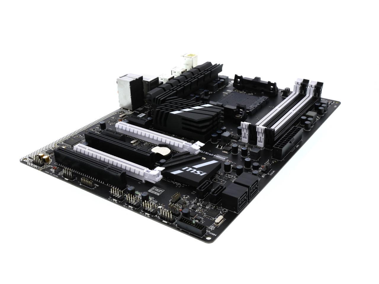 Refurbished MSI 970A SLI Krait EditionR AM3+ AMD 970 & SB950 SATA 6Gb/s 2 x USB 3.1 ATX AMD