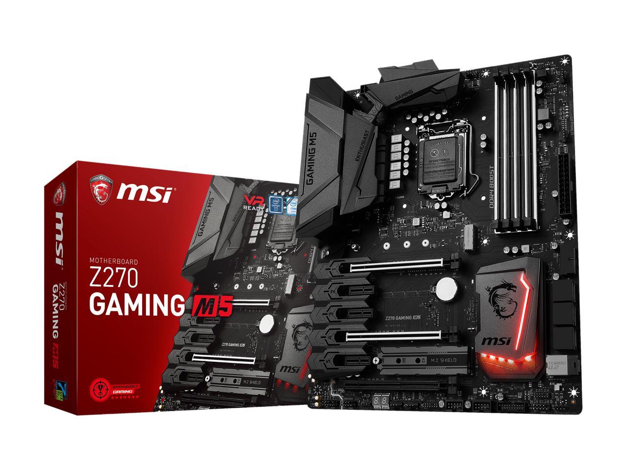 MSI Z270 GAMING M5 LGA 1151 ATX Motherboards Intel