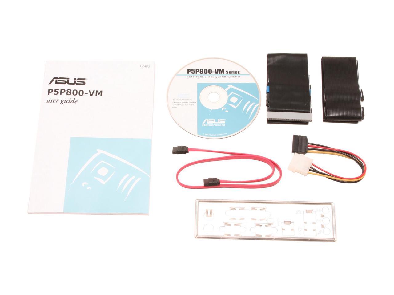 ASUS P5P800VM LGA 775 Micro ATX Intel Motherboard