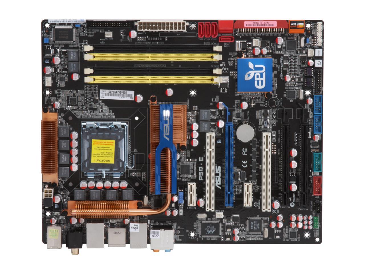 Asus P5q E Lga 775 Atx Intel Motherboard