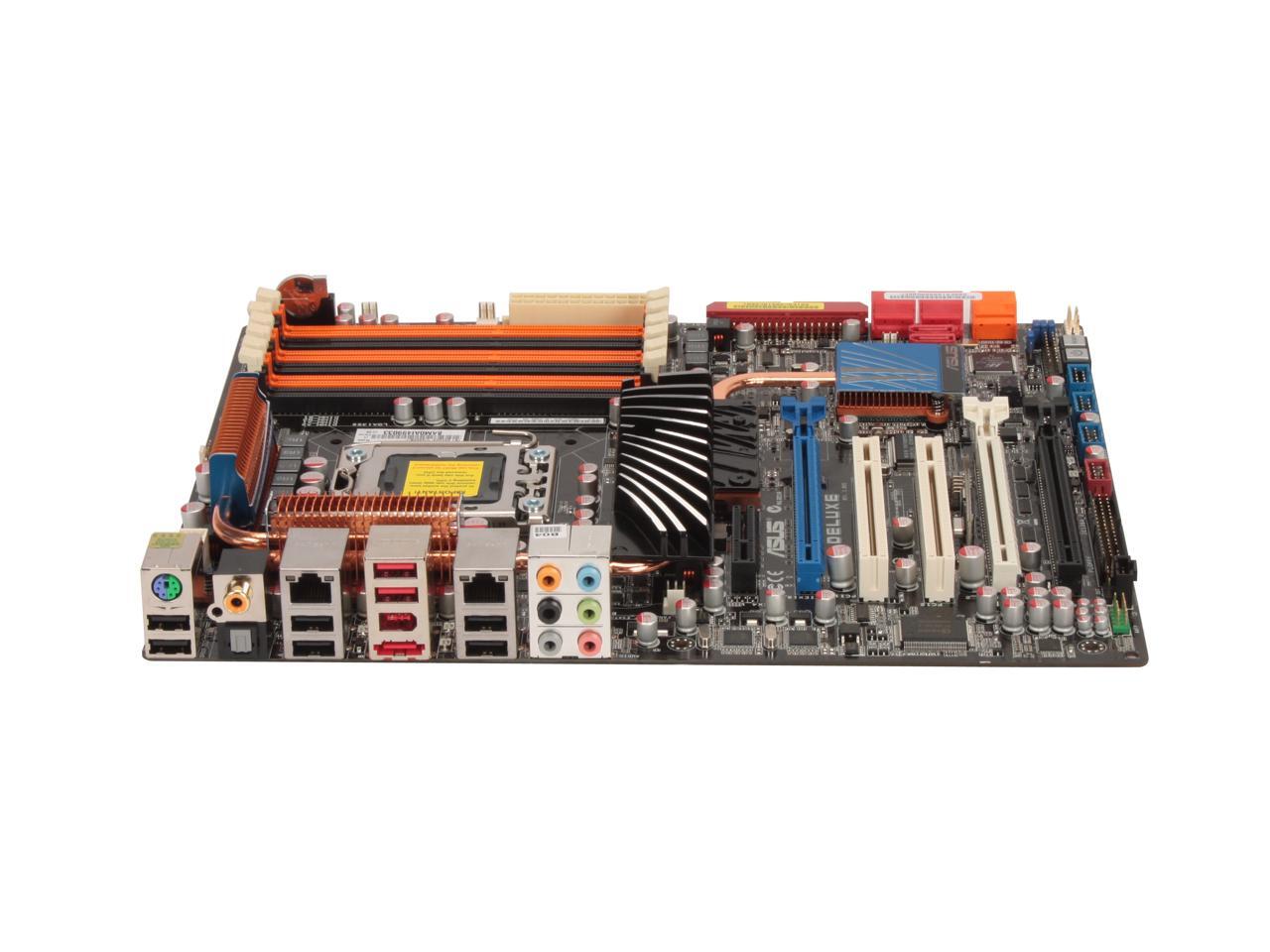 ASUS P6T Deluxe LGA 1366 ATX Intel Motherboard - Newegg.com