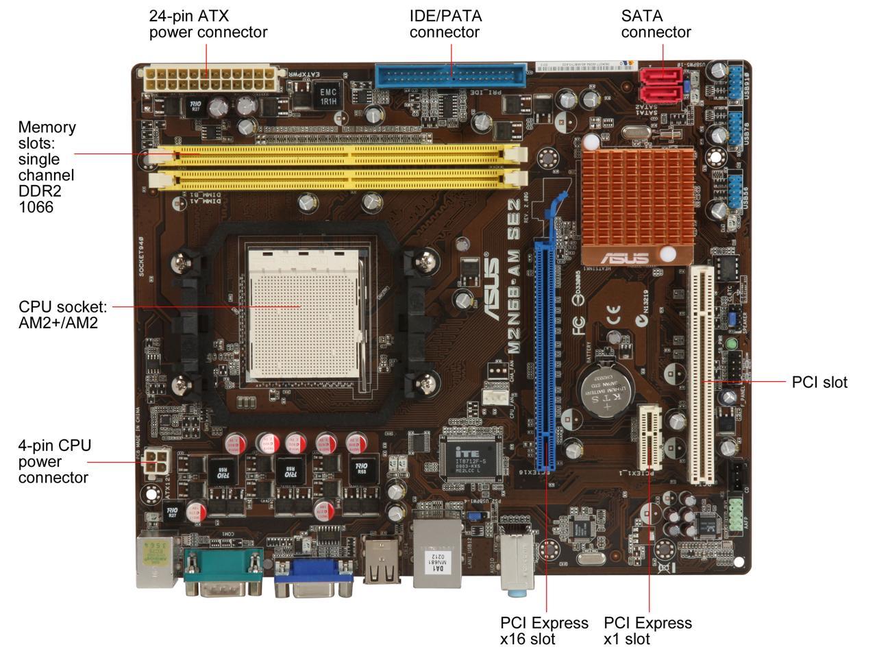 Asus m2n68 am se2 нет звука