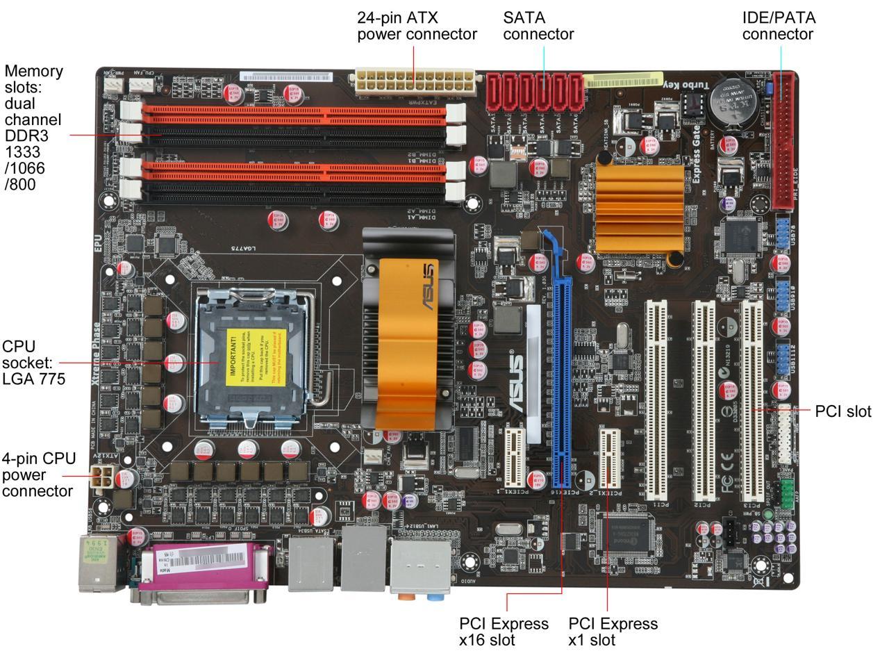 Asus p5p43td pro какой процессор можно поставить